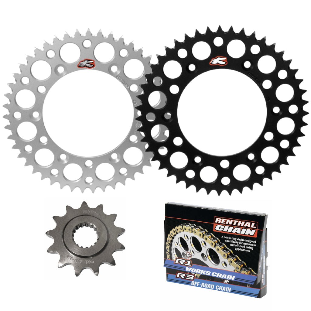 Renthal Chain & Ultralight Sprocket Kit Suzuki RMZ450 '13 - 22 - MojoMotoSport.com