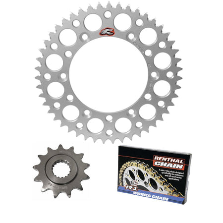 Renthal Chain & Ultralight Sprocket Kit Yamaha/Suzuki 80cc '89 - 22 - MojoMotoSport.com