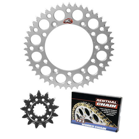 Renthal Ultralight Works Chain & Sprocket Kit Kawasaki KX450(F) '06 - 23 - MojoMotoSport.com