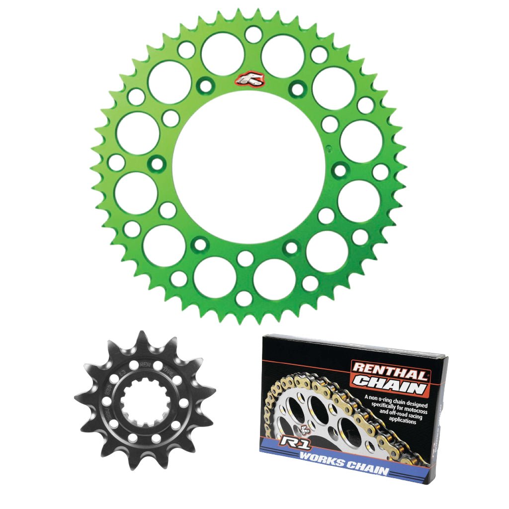 Renthal Ultralight Works Chain & Sprocket Kit Kawasaki KX450(F) '06 - 23 - MojoMotoSport.com