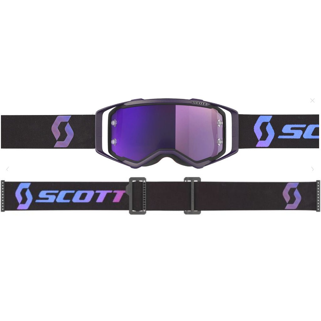 SCOTT Prospect LE Iridescent Purple Chrome Works Goggle - MojoMotoSport.com