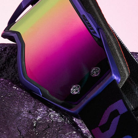 SCOTT Prospect LE Iridescent Purple Chrome Works Goggle - MojoMotoSport.com