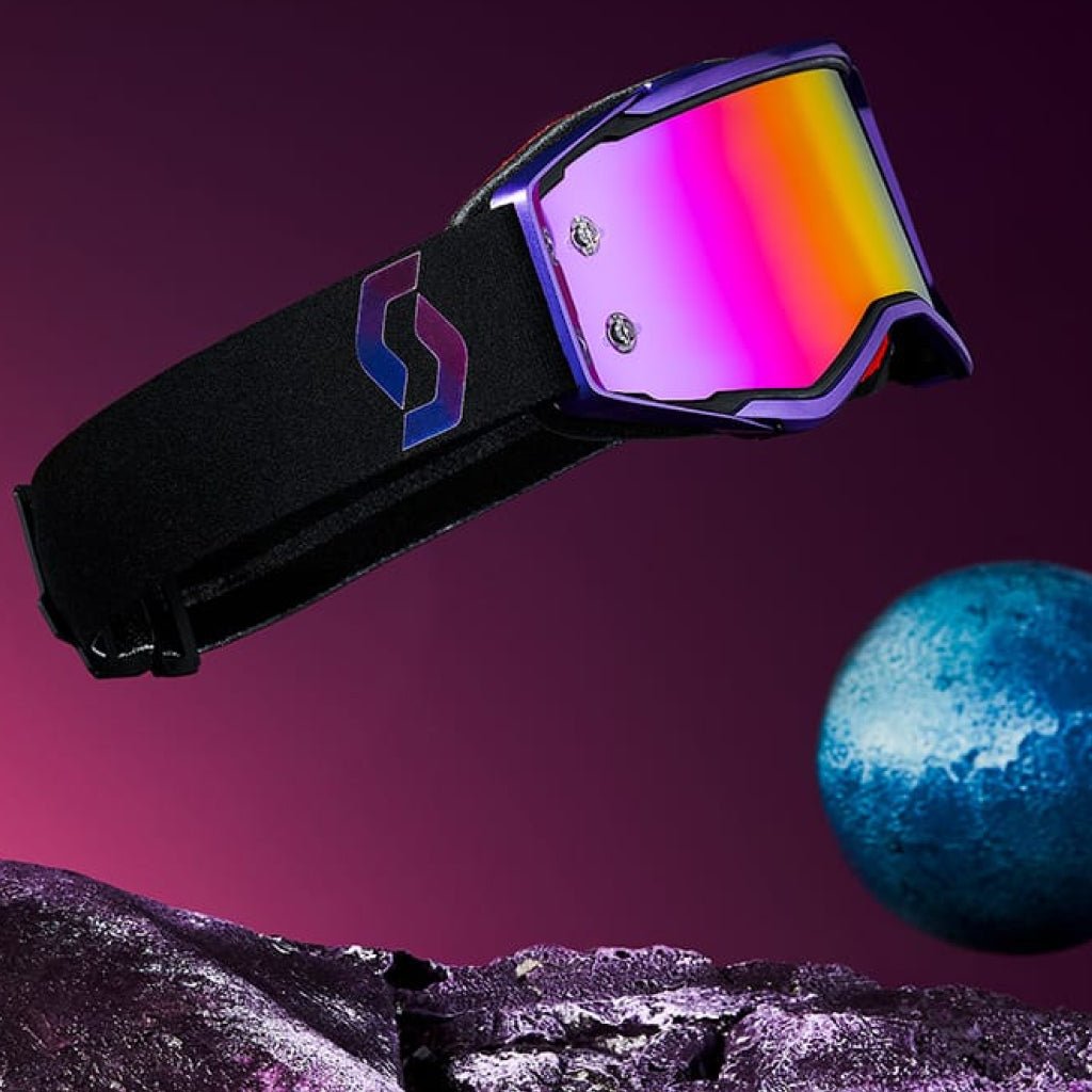 SCOTT Prospect LE Iridescent Purple Chrome Works Goggle - MojoMotoSport.com