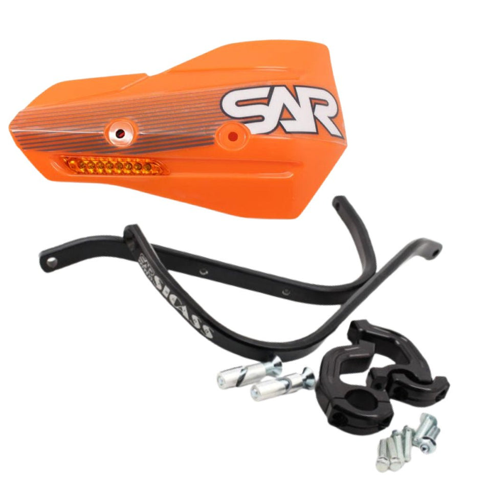 Sicass Racing Turn Signal Handguard Full Kit for 1 1/8" KTM/Husky - MojoMotoSport.com