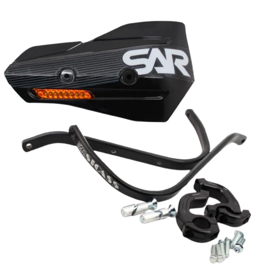 Sicass Racing Turn Signal Handguard Full Kit for 1 1/8" KTM/Husky - MojoMotoSport.com