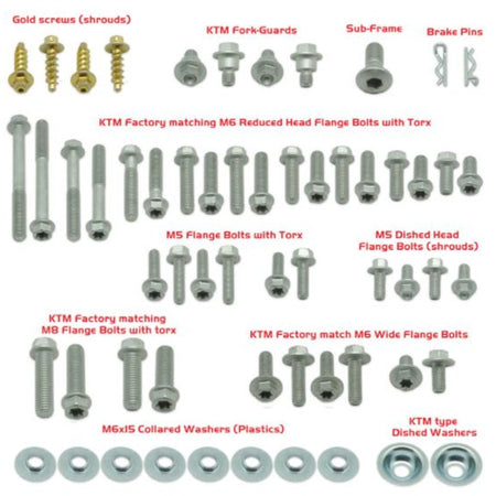 Specbolt - KTM Husqavarna Euro Spec - Pak Factory Fastener Kit | SP - KTM - MojoMotoSport.com