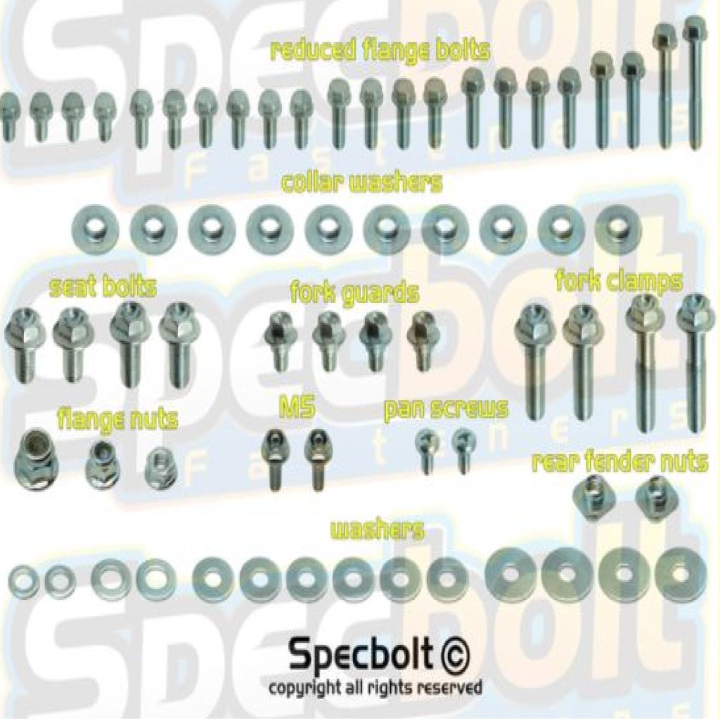 Specbolt - RM/RMZ Spec - Pak Factory Fastener Kit | SP - SUZ - RMRMZ - MojoMotoSport.com