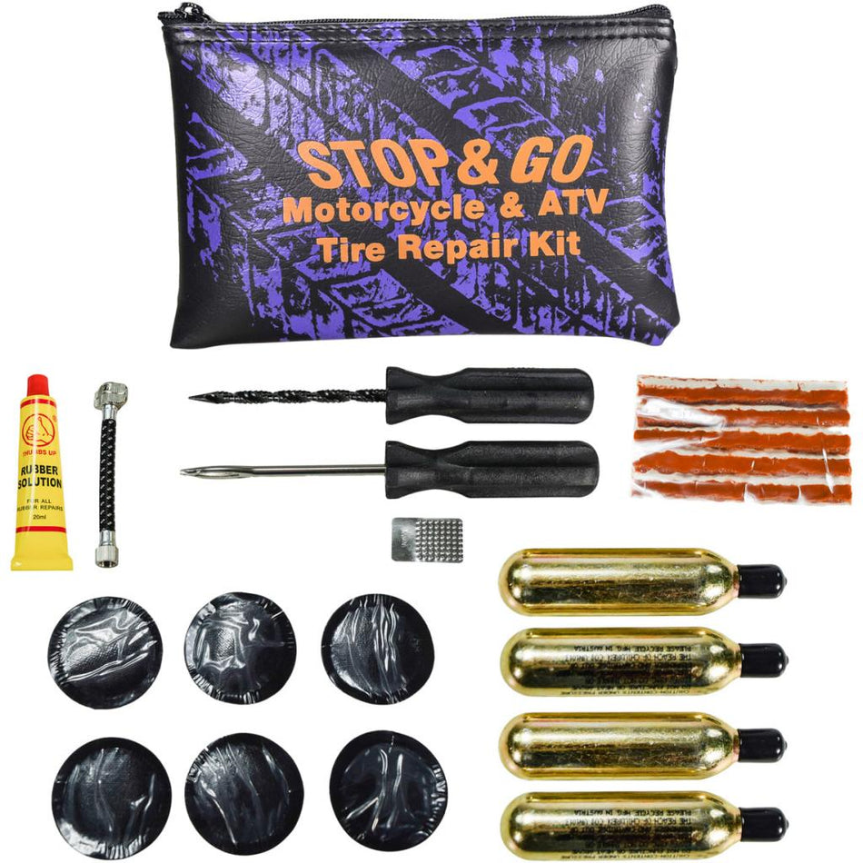 Stop & Go Motorcycle/ATV Tire Repair Kit - MojoMotoSport.com