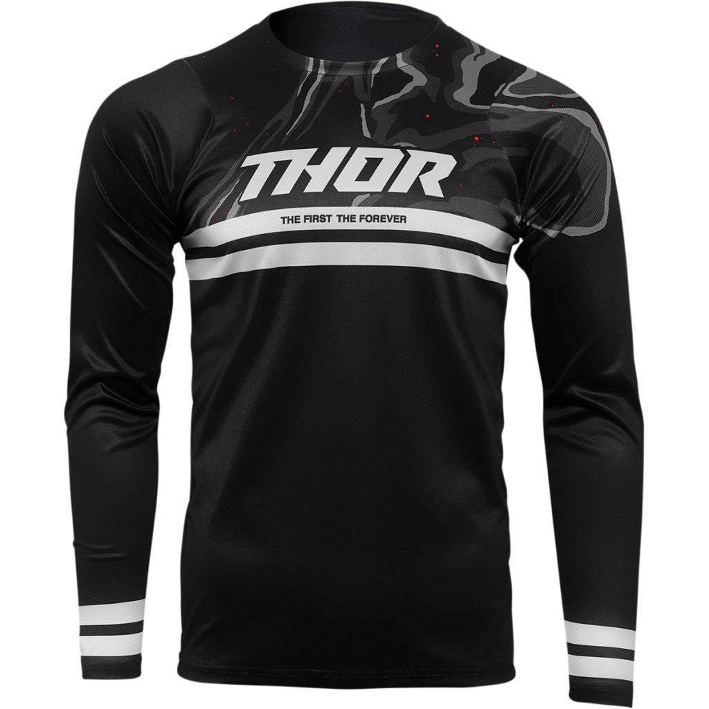 Thor Assist Banger Long - Sleeve MTB Jersey - MojoMotoSport.com
