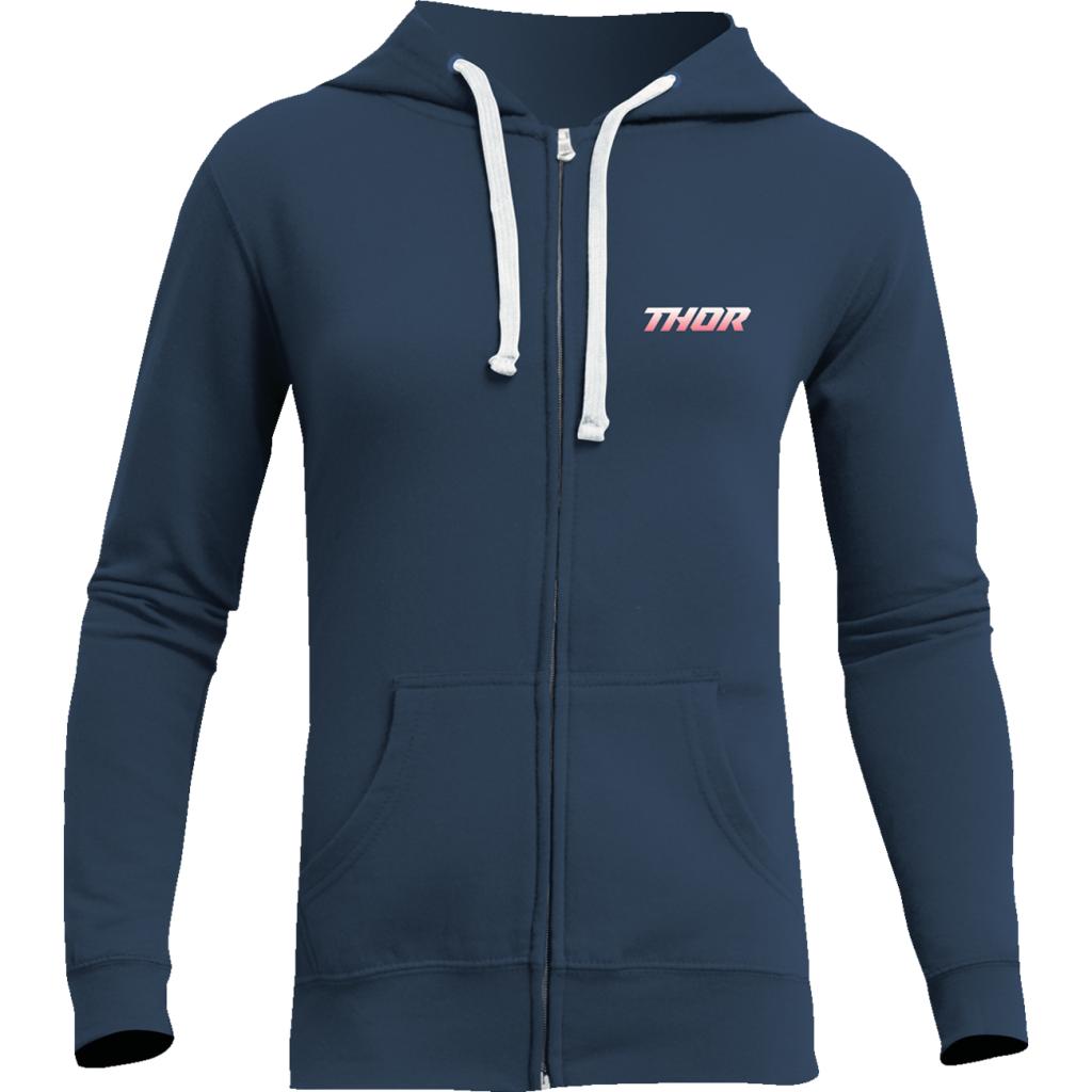 Thor Women's Halo Zip - Up Hooded Sweatshirt - MojoMotoSport.com