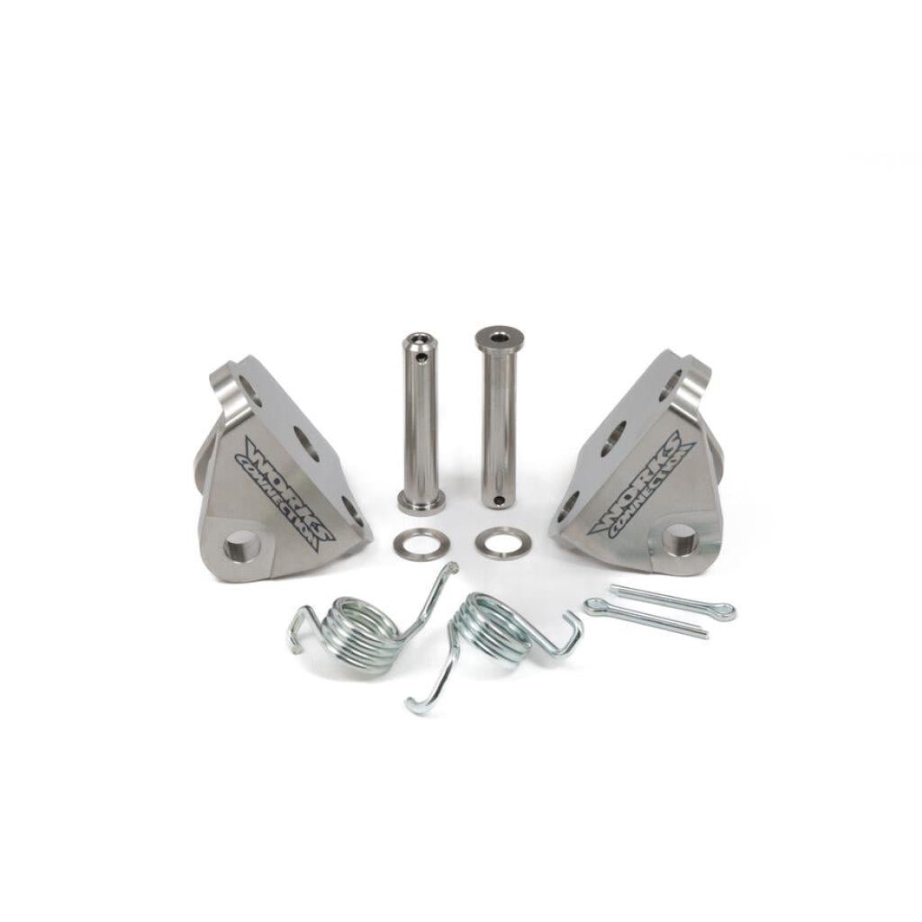 Titanium Pro 4mm Low Offset Footpegs Yamaha 2023 YZ450F - MojoMotoSport.com