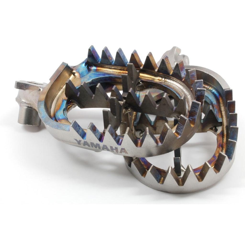 Titanium Pro Foot Pegs Yamaha YZ250F/YZ450F | 20 - 432 - MojoMotoSport.com