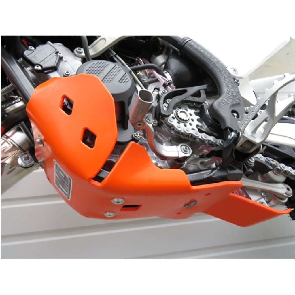 TM Designworks - KTM/Husky/GasGas 125/150 (19 - 22) Extreme Full Coverage Skid Plate w/ Link Guard | KHLG - 136 - MojoMotoSport.com