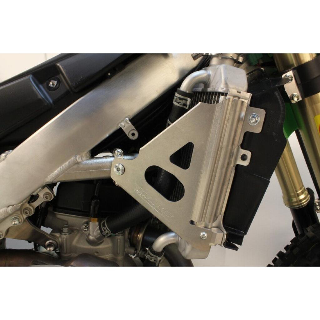 Works Connection Kawasaki Radiator Braces 2019 - 23 KX250/KX450 | 18 - 300 - MojoMotoSport.com