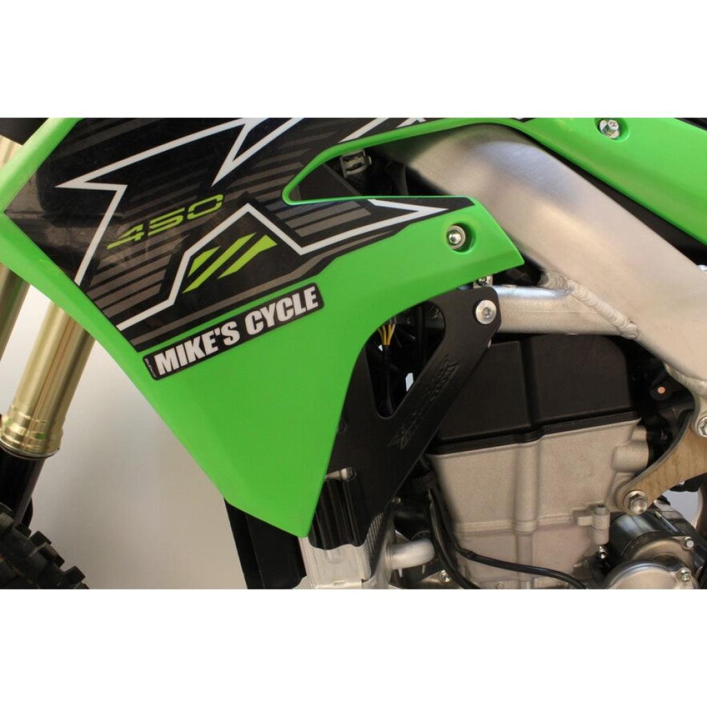 Works Connection Kawasaki Radiator Braces 2019 - 23 KX250/KX450 | 18 - 300 - MojoMotoSport.com