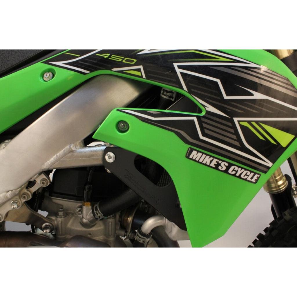 Works Connection Kawasaki Radiator Braces 2019 - 23 KX250/KX450 | 18 - 300 - MojoMotoSport.com