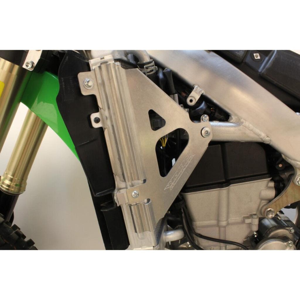 Works Connection Kawasaki Radiator Braces 2019 - 23 KX250/KX450 | 18 - 300 - MojoMotoSport.com