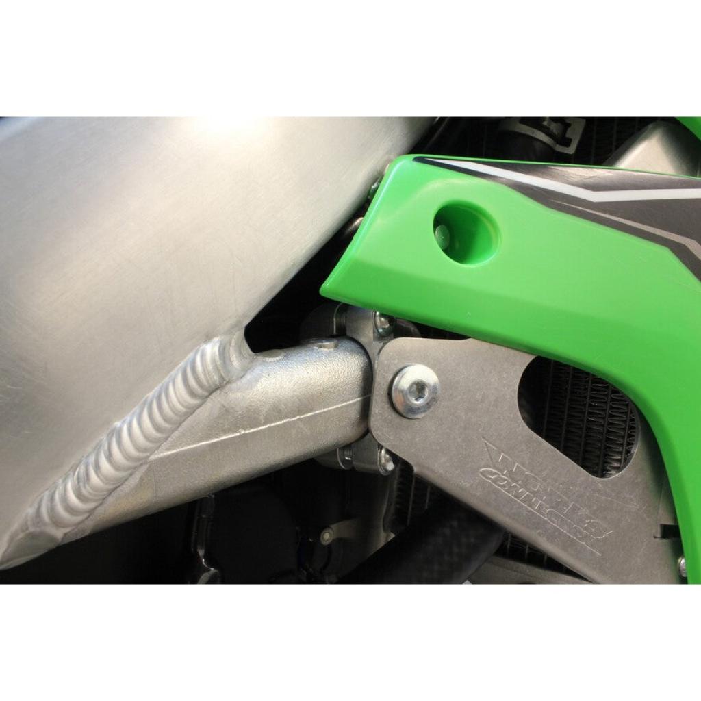 Works Connection Kawasaki Radiator Braces 2019 - 23 KX250/KX450 | 18 - 300 - MojoMotoSport.com