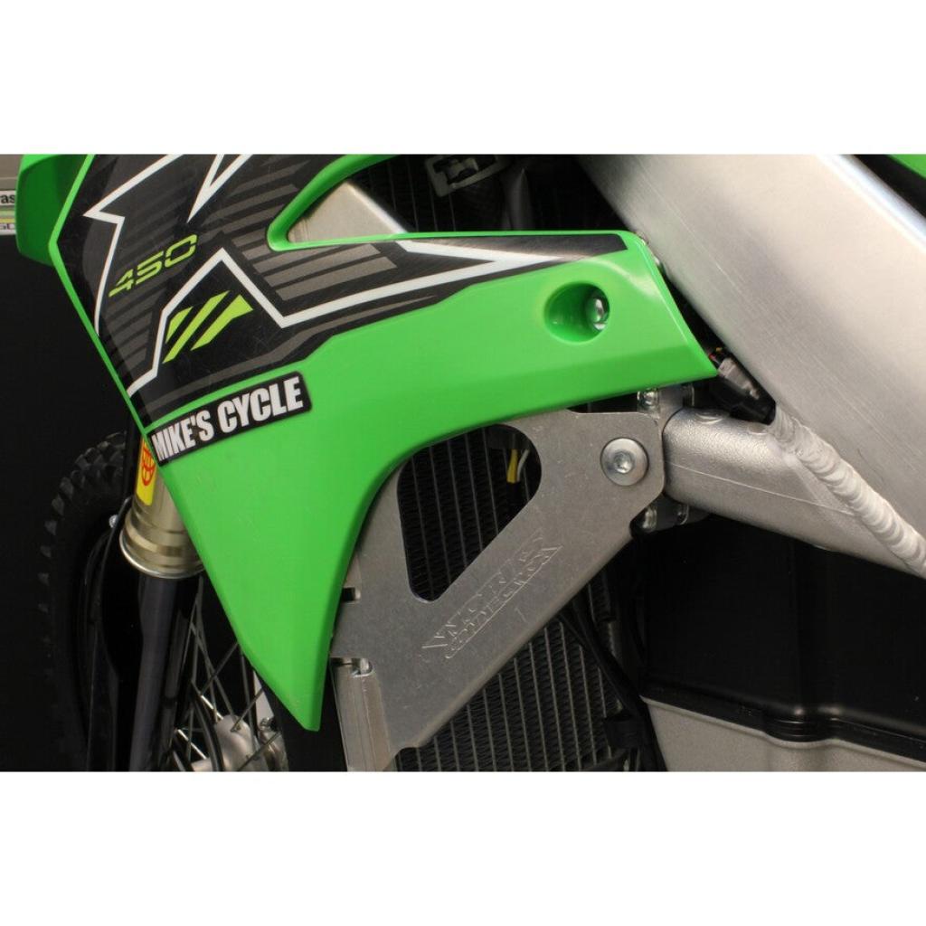 Works Connection Kawasaki Radiator Braces 2019 - 23 KX250/KX450 | 18 - 300 - MojoMotoSport.com