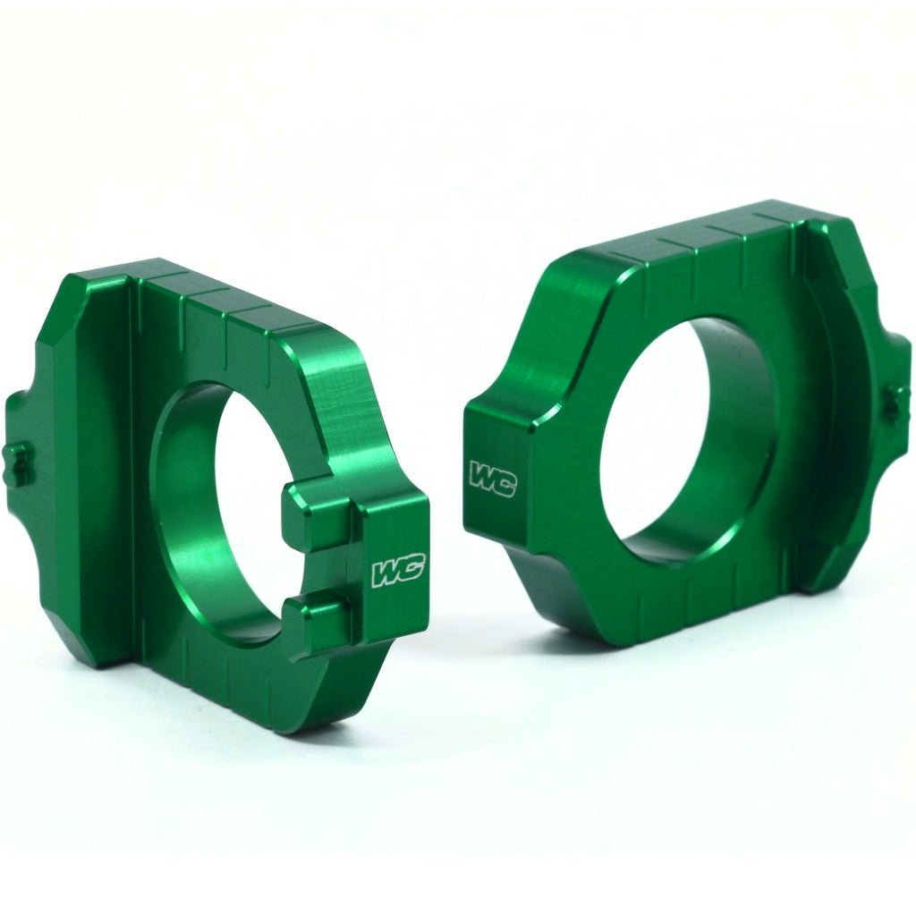 Works Connection - Kawasaki/Suzuki - Elite Axle Blocks - MojoMotoSport.com