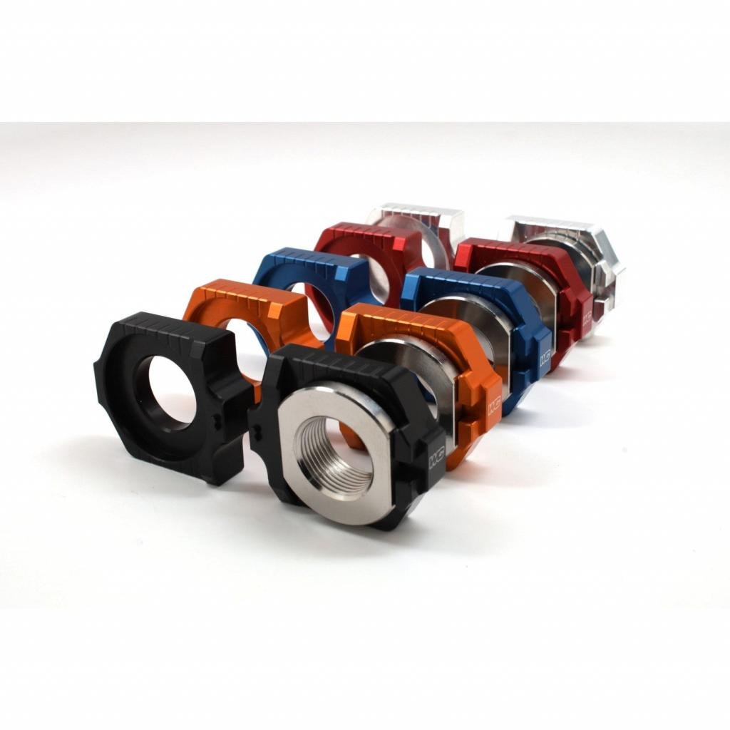 Works Connection KTM/Husqvarna 22MM Elite Axle Blocks - MojoMotoSport.com