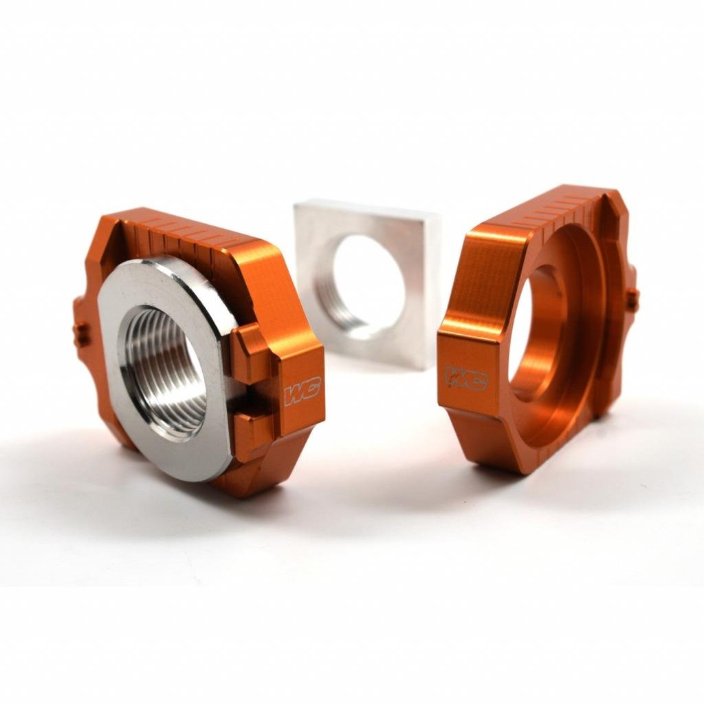 Works Connection KTM/Husqvarna 22MM Elite Axle Blocks - MojoMotoSport.com