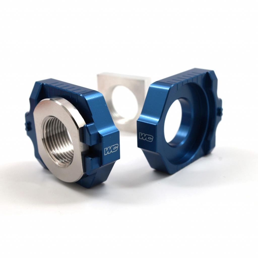 Works Connection KTM/Husqvarna 22MM Elite Axle Blocks - MojoMotoSport.com