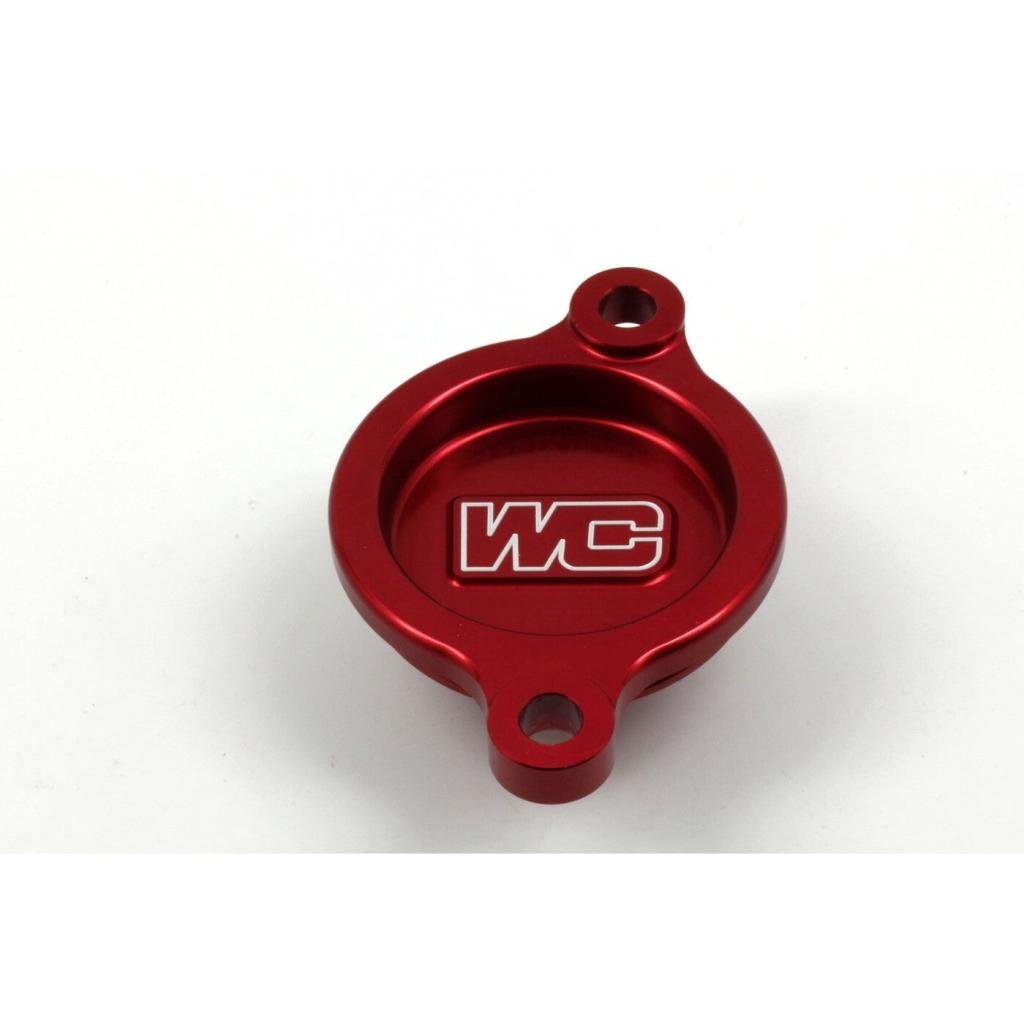 Works Connection Oil Filter Cover Honda CRF450 ('19 - 23) - MojoMotoSport.com