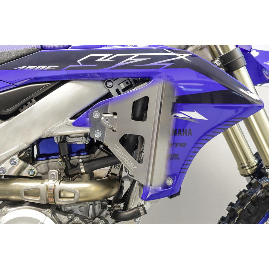 Works Connection Yamaha Radiator Braces 2023 YZ450F | 18 - 269 - MojoMotoSport.com