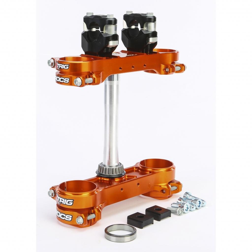 X - Trig ROCS Tech Clamp Set 2013 - 23 KTM 125 - 500 22mm Offset | 40505005 - MojoMotoSport.com