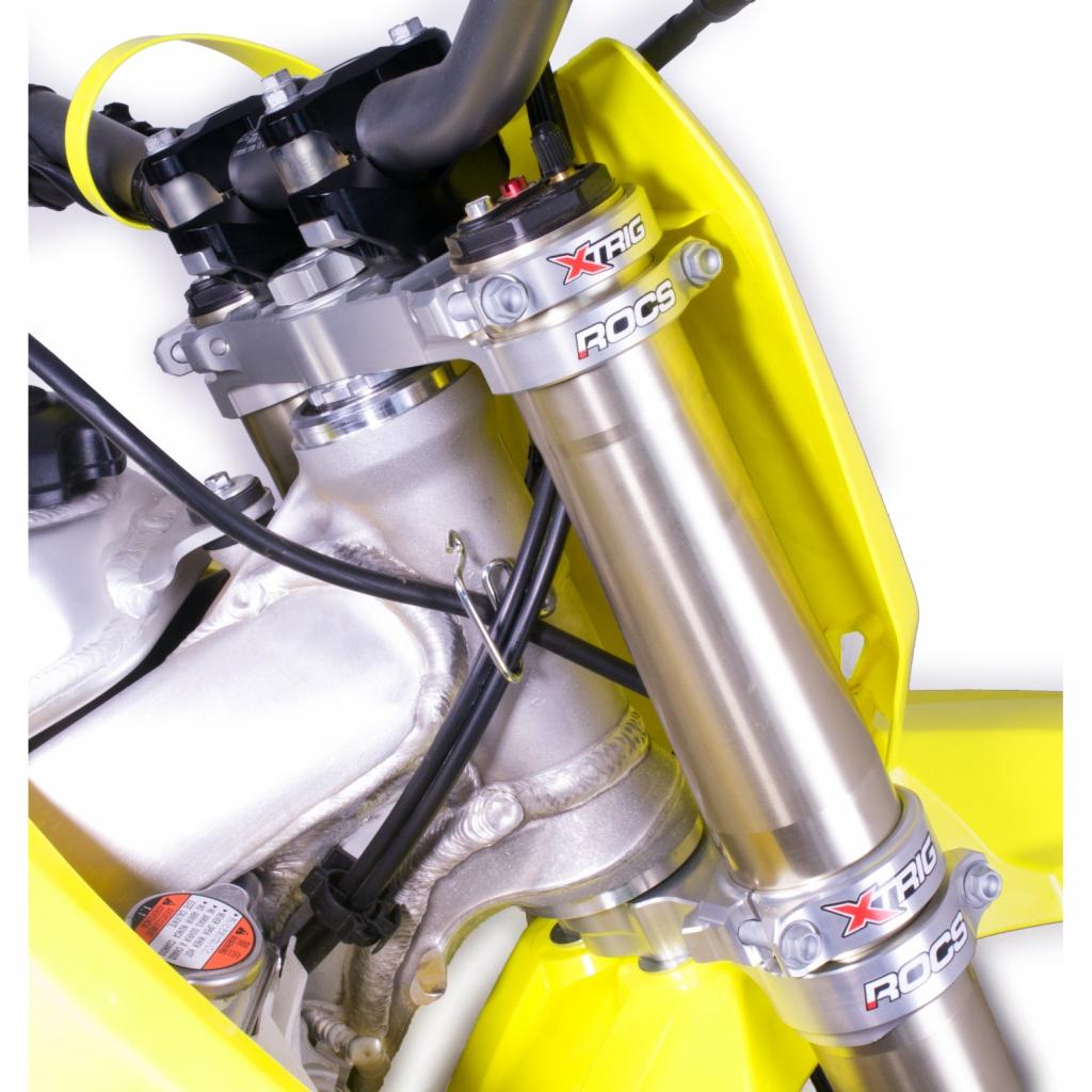X - Trig ROCS Tech Clamp Set 2016 - 18 Suzuki RMZ250/450 21.5mm Offset | 40405004 - MojoMotoSport.com