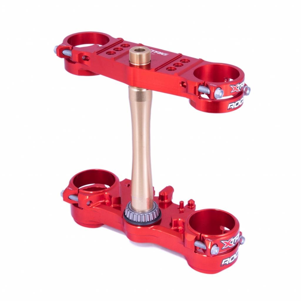 X - Trig ROCS Tech Clamp Set 2017 - 21 Honda CRF250/450R 22mm Offset | 40101011 - MojoMotoSport.com