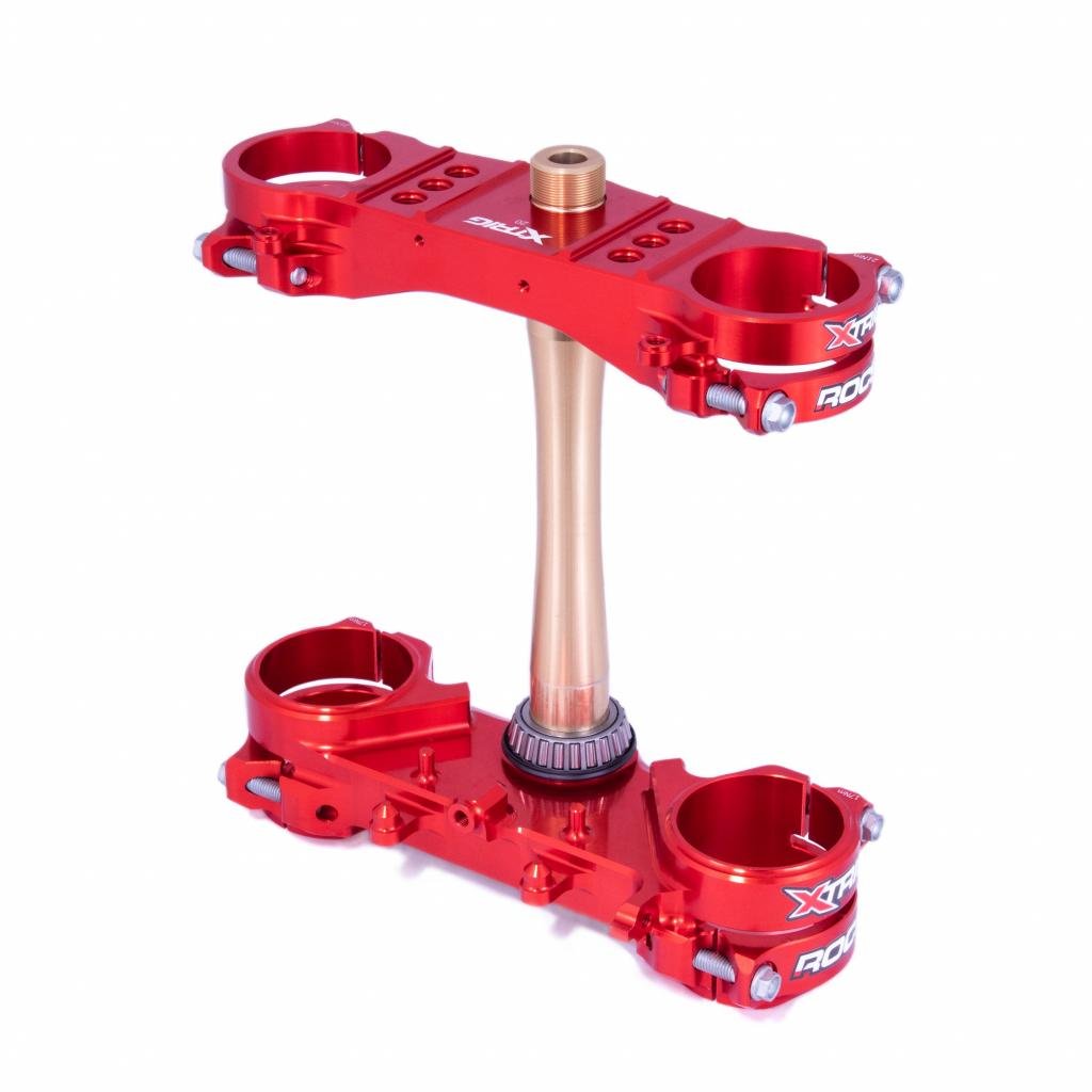 X - Trig ROCS Tech Clamp Set 2017 - 21 Honda CRF250/450R 22mm Offset | 40101011 - MojoMotoSport.com