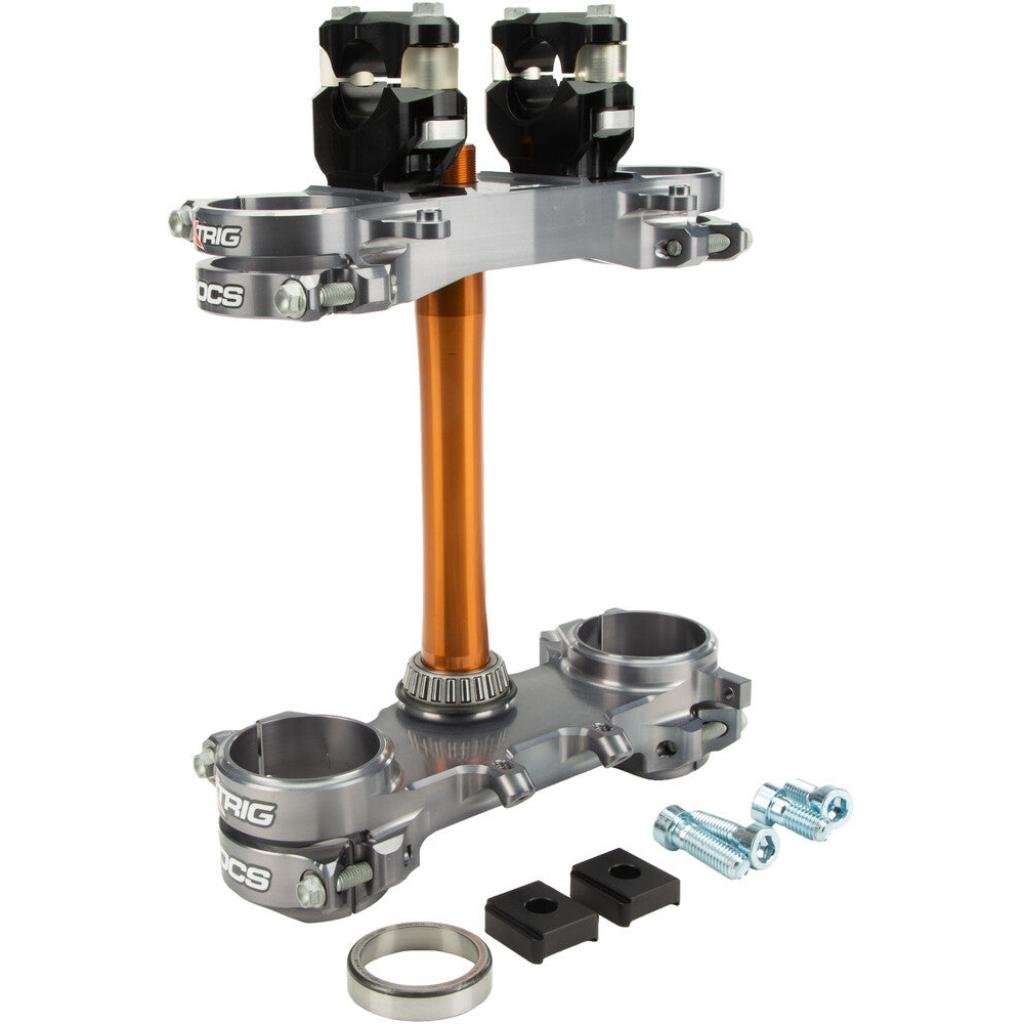 X - Trig ROCS Tech Clamp Set 2018 - 23 Suzuki RMZ250/450 21.5mm Offset | 40401004 - MojoMotoSport.com