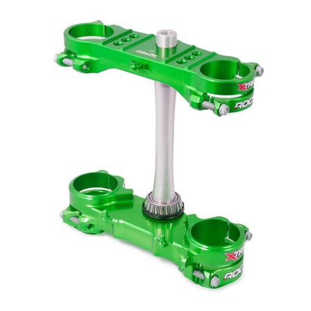 X - Trig ROCS Tech Clamp Set 2019 - 23 Kawasaki KX250/450 23mm Offset | 40301007 - MojoMotoSport.com