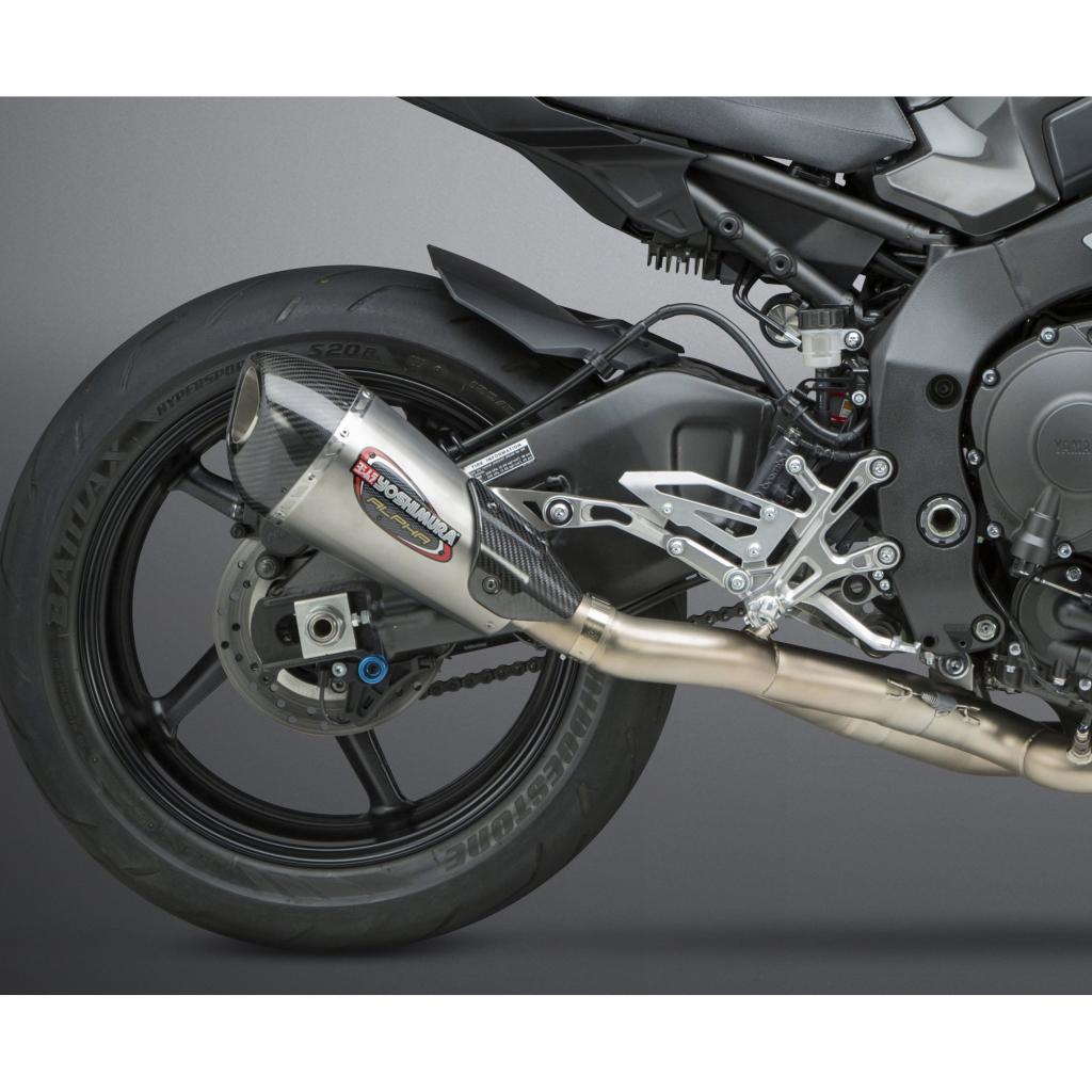 Yoshimura Alpha Slip - On Exhaust For Yamaha FZ10/ MT10 (2017 - 2021) | 13100CP520 - MojoMotoSport.com