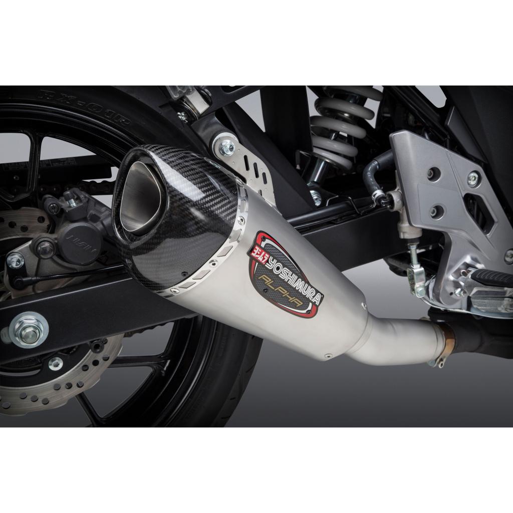Yoshimura Alpha T Slip - On Muffler Suzuki GSX250R 2018 - 20 | 11260BP520 - MojoMotoSport.com