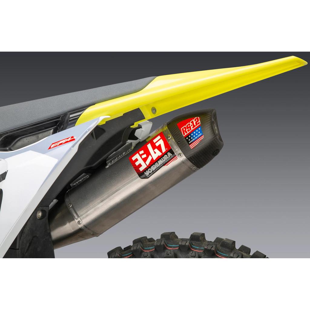 Yoshimura RS - 12 Signature Series Stainless Exhaust System 2023 KTM/Husqvarna 250/350F | 262540S320 - MojoMotoSport.com