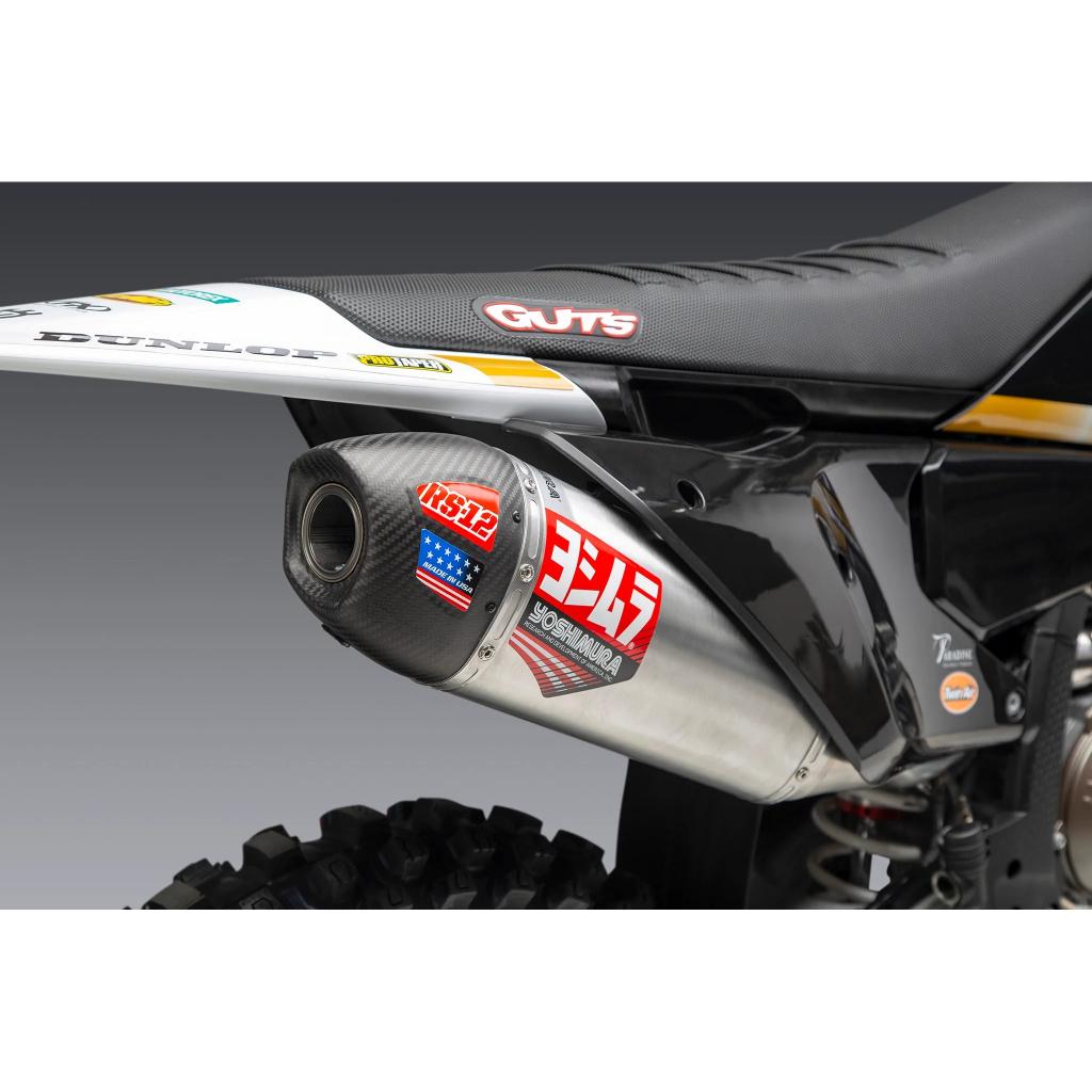 Yoshimura RS - 12 Signature Series Stainless Exhaust System 2023 KTM/Husqvarna 250/350F | 262540S320 - MojoMotoSport.com