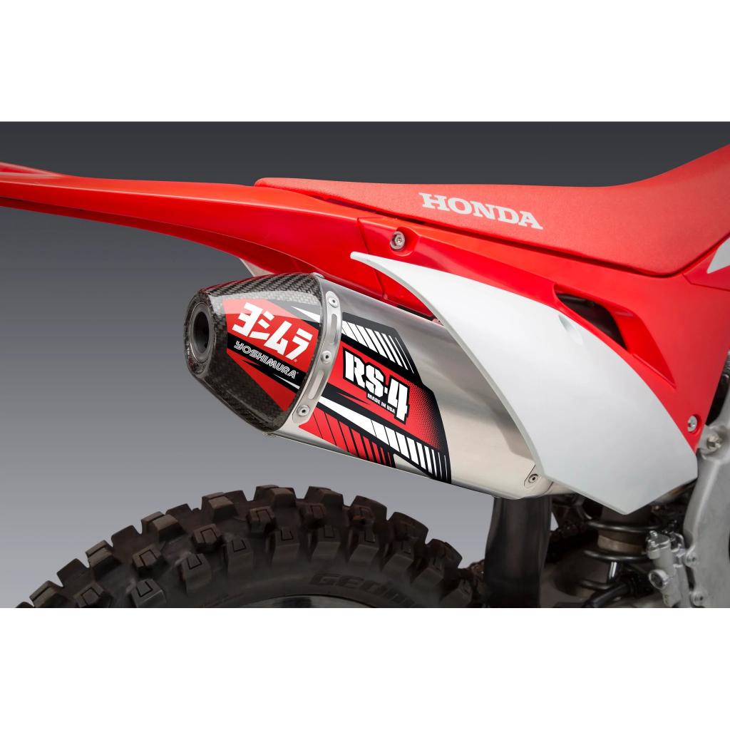 Yoshimura RS - 4 Full Exhaust System 2019 - UP Honda CRF450X | 224500D320 - MojoMotoSport.com