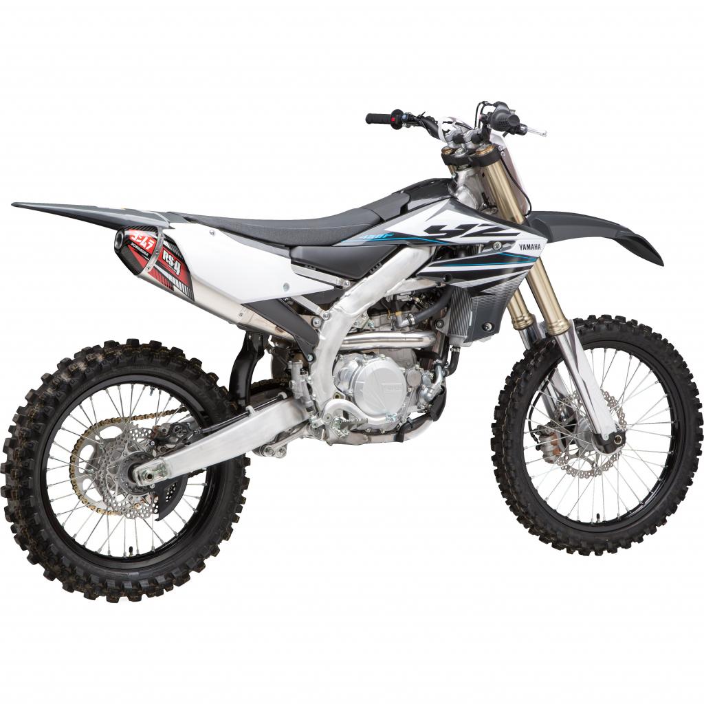 Yoshimura RS - 4 Slip - on Exhaust YZ450F 18 - 22 / WR450F 19 - 22 / YZ450FX 19 - 22 | 234832D320 - MojoMotoSport.com
