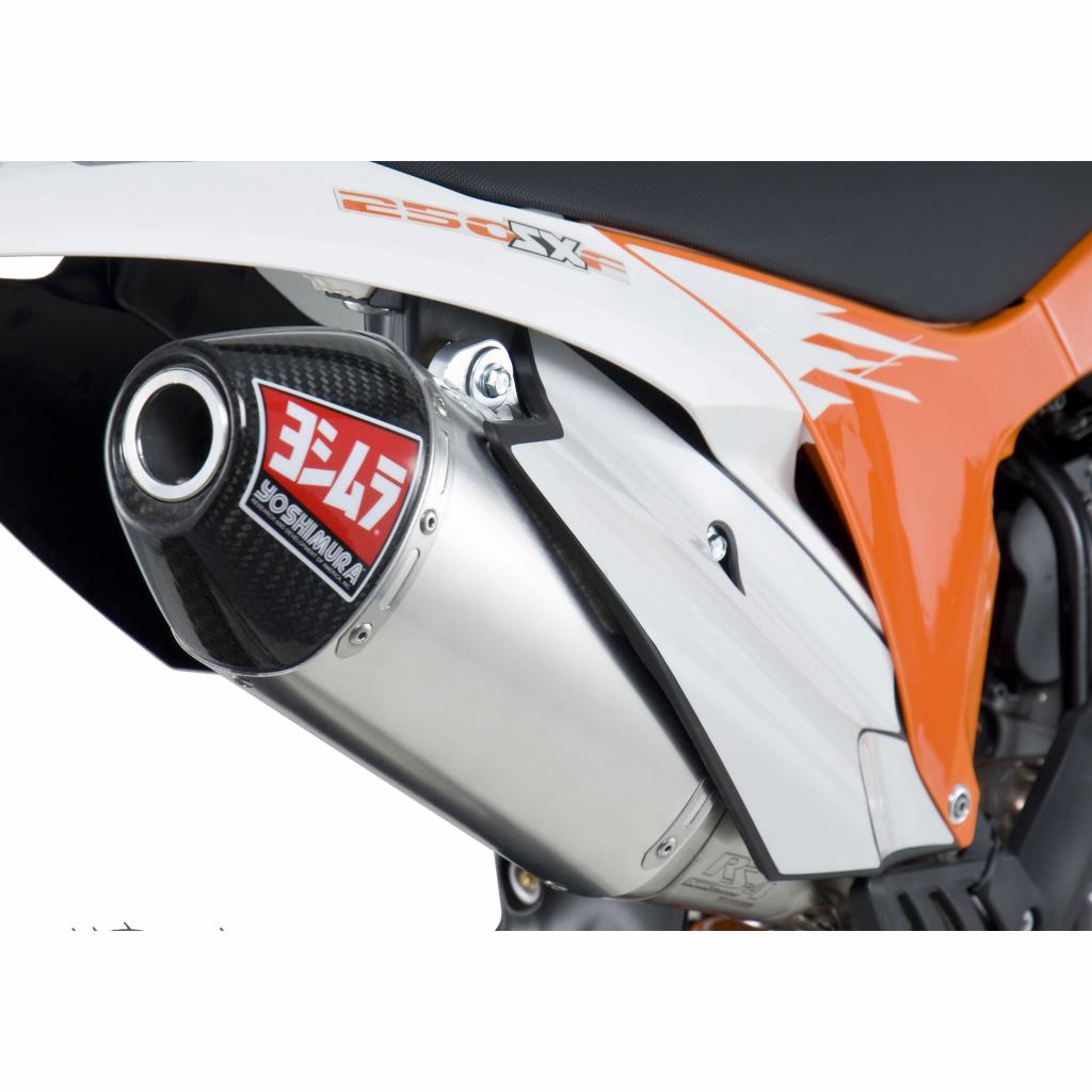 Yoshimura RS - 4 SS Muffler 2011 - 2015 KTM 250 - 500 | 263502D32 - MojoMotoSport.com