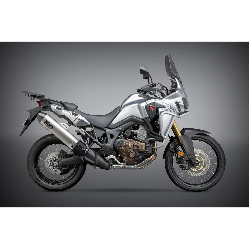 Yoshimura RS - 4 Stainless Slip - on Exhaust 2016 - 2019 Honda Africa Twin | 12400BD520 - MojoMotoSport.com