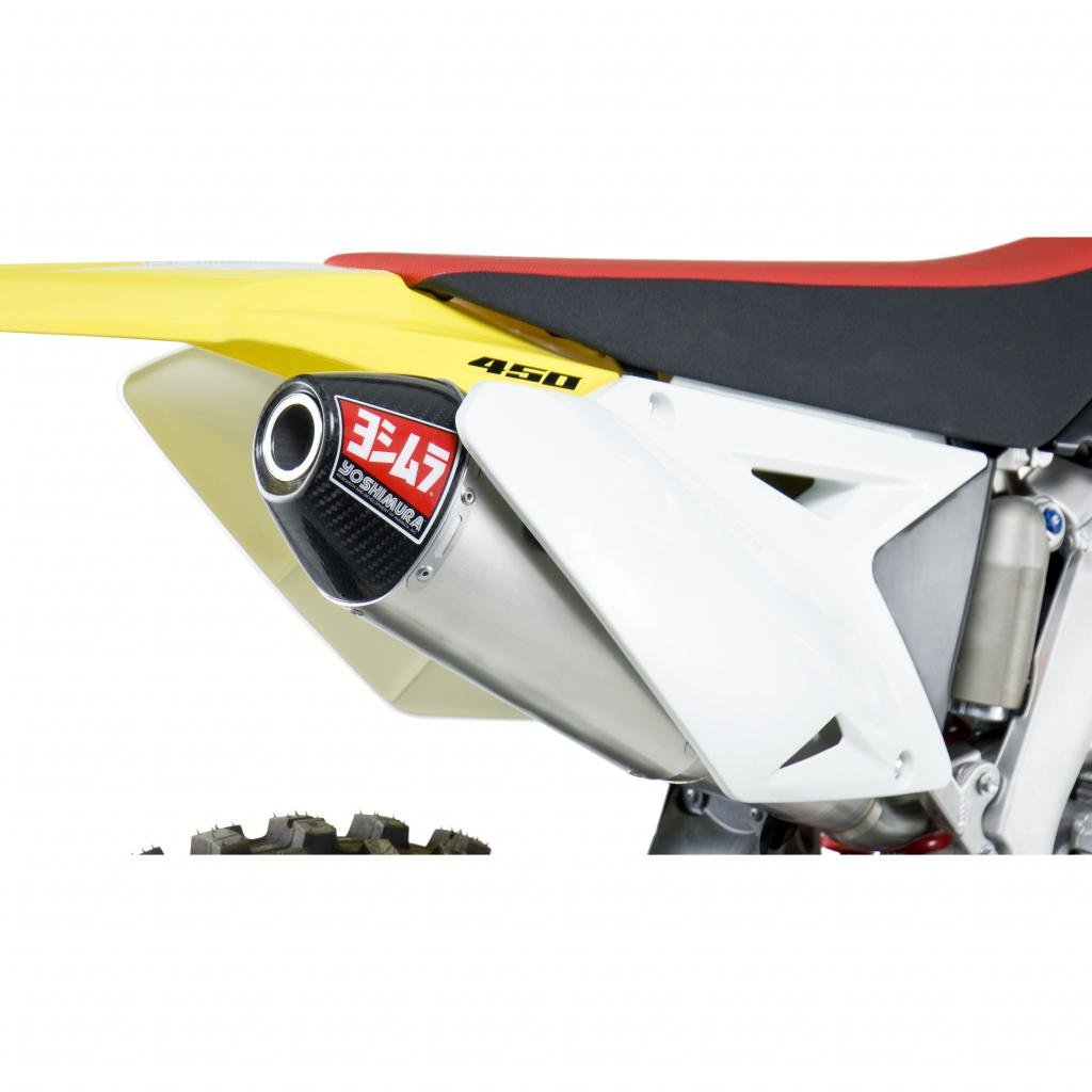 Yoshimura RS - 4 Stainless Slip - on Muffler 2008 - 17 Suzuki RMZ450 | 219202D320 - MojoMotoSport.com