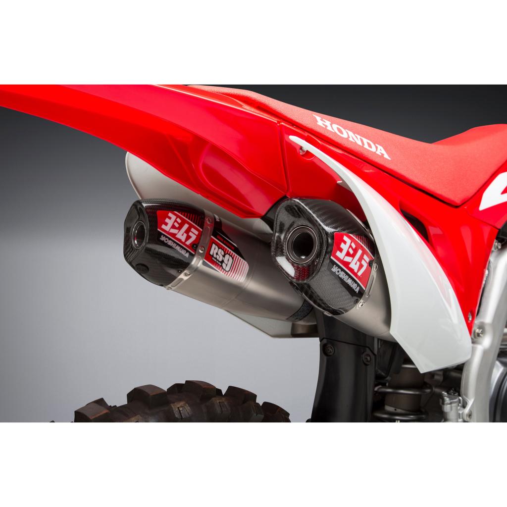 Yoshimura RS - 9T Slip - On Mufflers 2019 - 22 Honda CRF450R/RS/RX | 225842R520 - MojoMotoSport.com