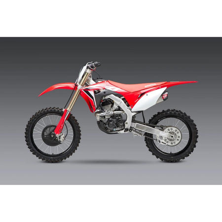 Yoshimura RS - 9T Stainless Dual Mufflers 2020 - 21 Honda CRF250R/RX | 22844BR520 - MojoMotoSport.com