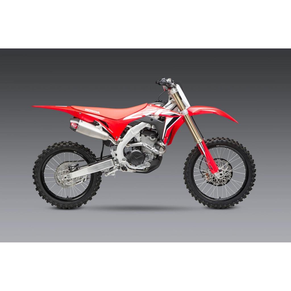 Yoshimura RS - 9T Stainless Dual Mufflers 2020 - 21 Honda CRF250R/RX | 22844BR520 - MojoMotoSport.com