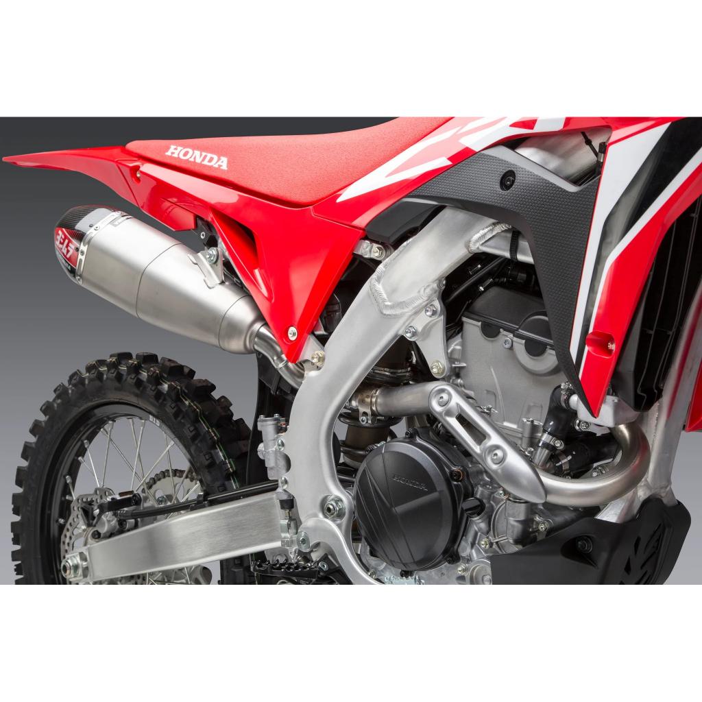Yoshimura RS - 9T Stainless Dual Mufflers 2020 - 21 Honda CRF250R/RX | 22844BR520 - MojoMotoSport.com
