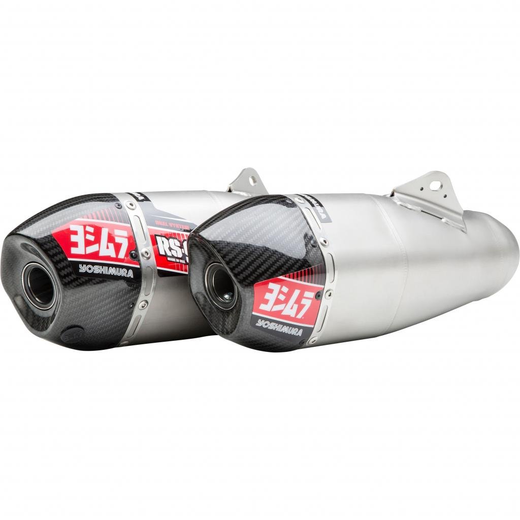 Yoshimura RS - 9T Stainless Dual Mufflers 2020 - 21 Honda CRF250R/RX | 22844BR520 - MojoMotoSport.com